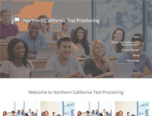 Tablet Screenshot of northerncaliforniatestproctoring.com